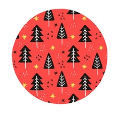 Christmas Tree,snow Star Mini Round Pill Box by nate14shop