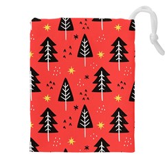 Christmas Tree,snow Star Drawstring Pouch (4xl) by nate14shop