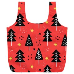 Christmas Tree,snow Star Full Print Recycle Bag (xxxl) by nate14shop