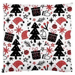 Christmas Tree-background-jawelry Bel,gift Standard Flano Cushion Case (one Side) by nate14shop