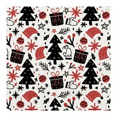 Christmas Tree-background-jawelry Bel,gift Banner And Sign 3  X 3  by nate14shop