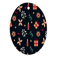 Christmas-birthday Gifts Ornament (oval)