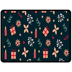 Christmas-birthday Gifts Fleece Blanket (large)  by nate14shop