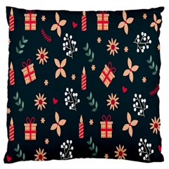 Christmas-birthday Gifts Large Flano Cushion Case (two Sides) by nate14shop