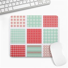 Christmas Greeting Card Design Large Mousepads by nate14shop