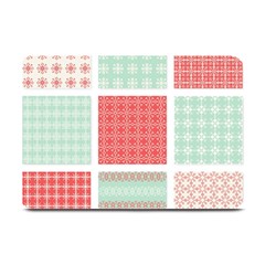 Christmas Greeting Card Design Plate Mats by nate14shop