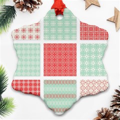 Christmas Greeting Card Design Ornament (snowflake)