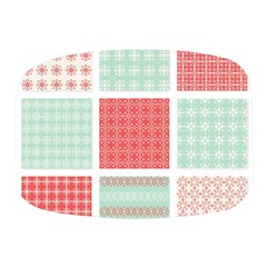 Christmas Greeting Card Design Mini Square Pill Box by nate14shop