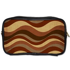 Backgrounds-lines Dark Toiletries Bag (two Sides) by nate14shop