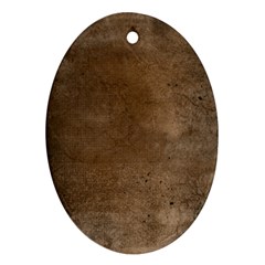 Background-wood Pattern Dark Ornament (oval)