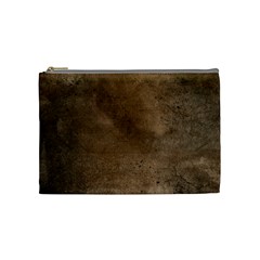 Background-wood Pattern Dark Cosmetic Bag (medium) by nate14shop