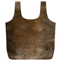 Background-wood Pattern Dark Full Print Recycle Bag (xxxl)