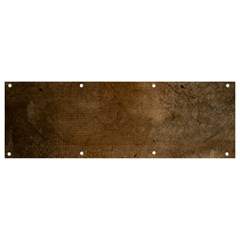 Background-wood Pattern Dark Banner And Sign 9  X 3 