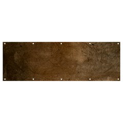 Background-wood Pattern Dark Banner And Sign 12  X 4 