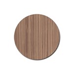 Background-wood Pattern Rubber Coaster (Round) Front