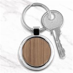 Background-wood Pattern Key Chain (Round) Front