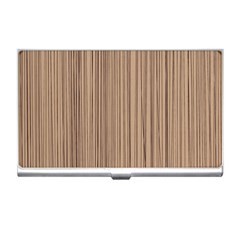 Background-wood Pattern Business Card Holder