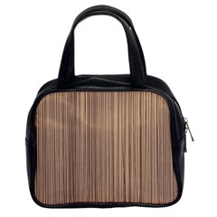 Background-wood Pattern Classic Handbag (two Sides) by nate14shop