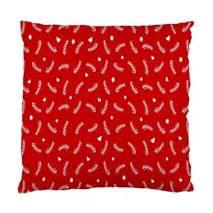 Christmas Pattern,love Red Standard Cushion Case (two Sides) by nate14shop