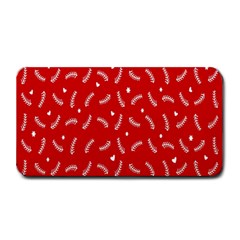 Christmas Pattern,love Red Medium Bar Mats by nate14shop