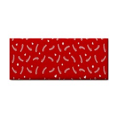 Christmas Pattern,love Red Hand Towel by nate14shop