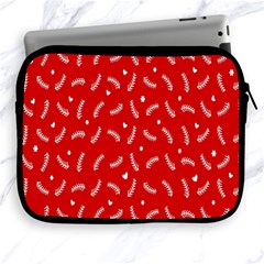 Christmas Pattern,love Red Apple Ipad 2/3/4 Zipper Cases by nate14shop