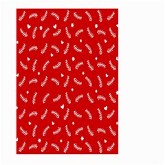 Christmas Pattern,love Red Large Garden Flag (two Sides) by nate14shop