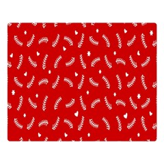 Christmas Pattern,love Red Double Sided Flano Blanket (large)  by nate14shop