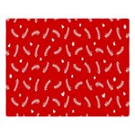 Christmas Pattern,love Red Double Sided Flano Blanket (Large)  80 x60  Blanket Front