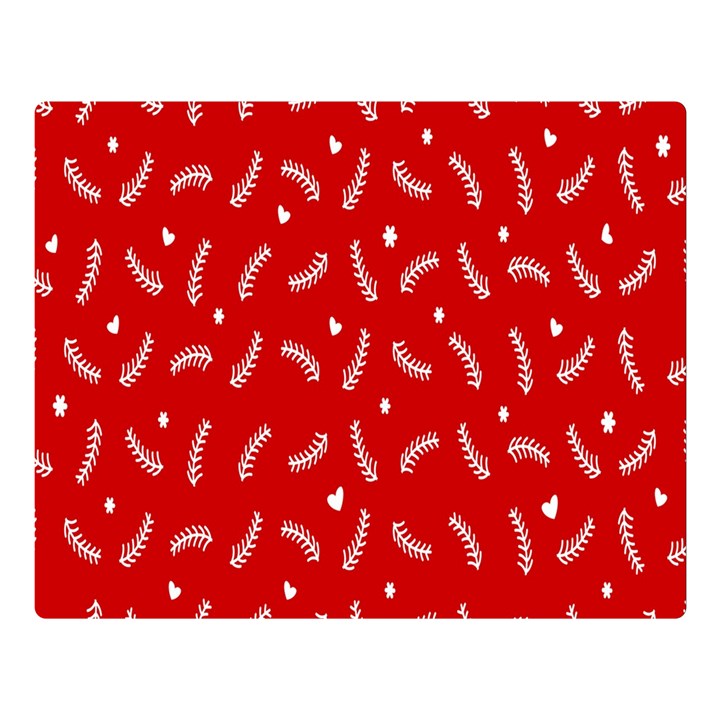 Christmas Pattern,love Red Double Sided Flano Blanket (Large) 