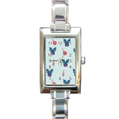 Christmas-jewelry Bell Rectangle Italian Charm Watch by nate14shop