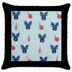 Christmas-jewelry Bell Throw Pillow Case (black) by nate14shop