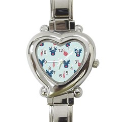 Christmas-jewelry Bell Heart Italian Charm Watch by nate14shop