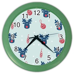 Christmas-jewelry Bell Color Wall Clock by nate14shop