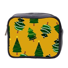 Christmas Tree,yellow Mini Toiletries Bag (two Sides) by nate14shop