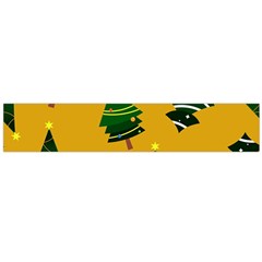 Christmas Tree,yellow Large Flano Scarf  by nate14shop