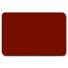 Christmas-maroon Large Doormat  by nate14shop