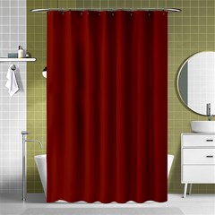 Christmas-maroon Shower Curtain 48  X 72  (small)  by nate14shop