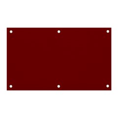 Christmas-maroon Banner And Sign 5  X 3  by nate14shop