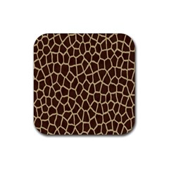 Giraffe Rubber Coaster (square) by nate14shop