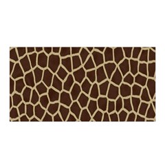 Giraffe Satin Wrap 35  X 70  by nate14shop