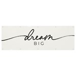 dream big Banner and Sign 12  x 4  Front