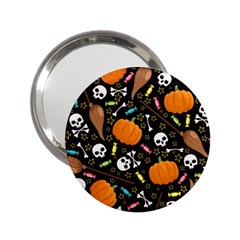 Halloween Pattern 3 2 25  Handbag Mirrors by designsbymallika