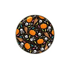 Halloween Pattern 3 Hat Clip Ball Marker (10 Pack) by designsbymallika