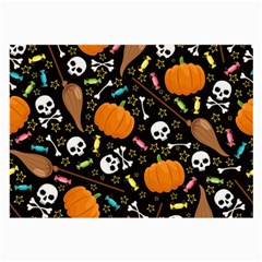 Halloween Pattern 3 Large Glasses Cloth (2 Sides) by designsbymallika