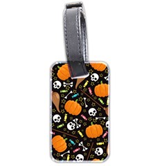 Halloween Pattern 3 Luggage Tag (two Sides) by designsbymallika