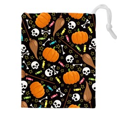 Halloween Pattern 3 Drawstring Pouch (5xl)