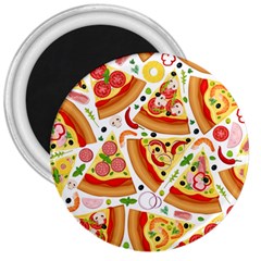 Pizza Love 3  Magnets by designsbymallika