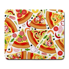 Pizza Love Large Mousepads by designsbymallika