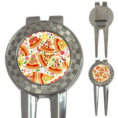 Pizza Love 3-in-1 Golf Divots by designsbymallika